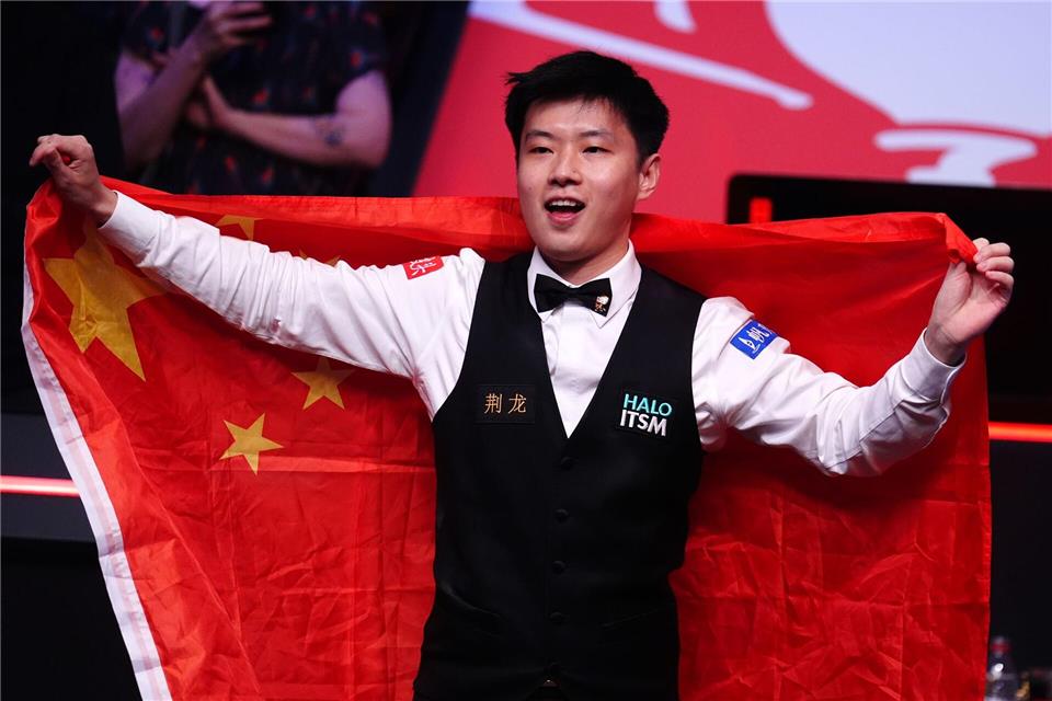 Zhao Xintong besiegte auf dem Weg zum Titel auch Ronnie O’Sullivan.Mike Egerton/PA Wire/dpa