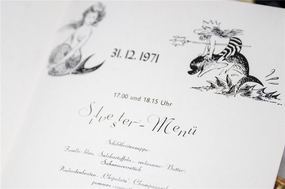 Zu Silvester 1971 wurde auf dem Kreuzfahrtschiff Schildkrötensuppe serviert. Christophe Gateau/dpa