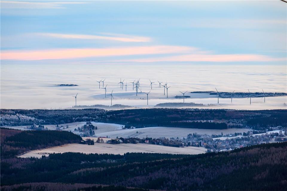 Zu Weihnachten wird es in Sachsen frostig.Hendrik Schmidt/dpa