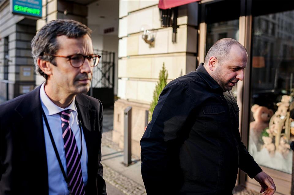 Zu den Gesprächen in Berlin reiste der ehemalige ukrainische Verteidigungsminister Rustem Umjerow an. Kay Nietfeld/dpa