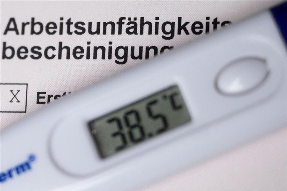 Zu den Hauptgründen für Krankschreibungen gehören Atemwegerkrankungen. (Symbolbild)Marijan Murat/dpa