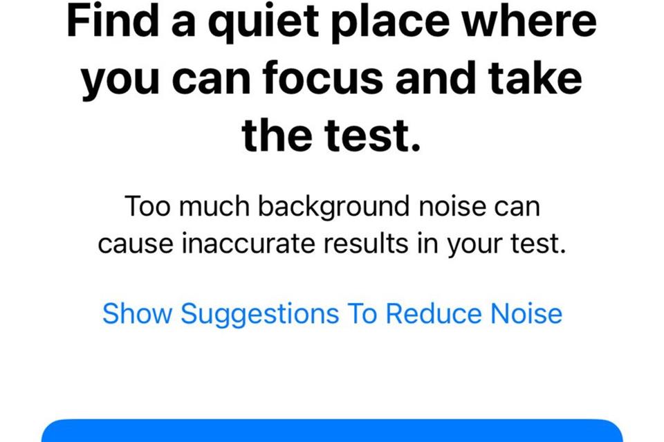 Zu laut? Der Test für die Hörhilfe-Funktion der Airpods Pro 2 sollte an einem ruhigen Ort stattfinden.Apple Inc./dpa-tmn