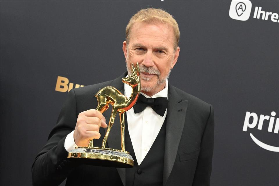 Zu seinem 70. Geburtstag zeigt sich Kevin Costner dankbar. (Archivbild)Felix H�rhager/dpa