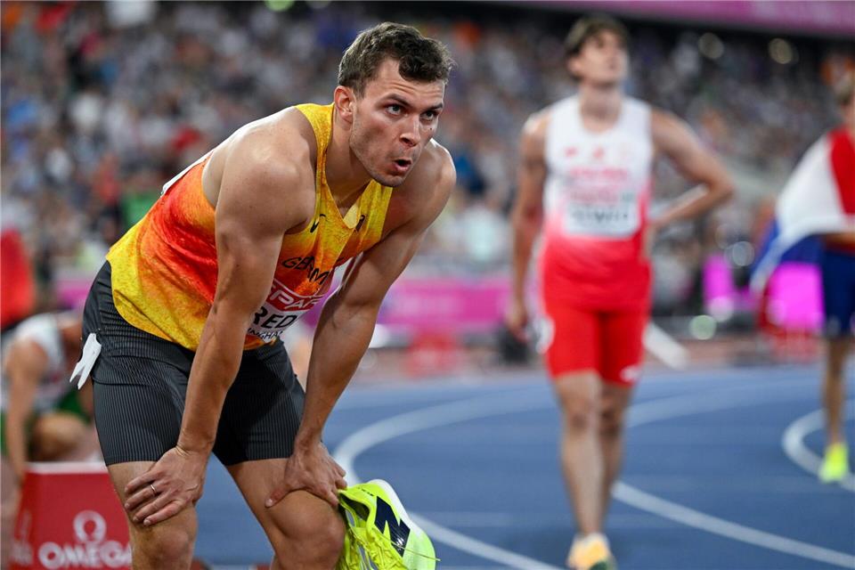 Zufrieden mit Platz fünf über 400 Meter: Jean Paul Bredau.Sven Hoppe/dpa