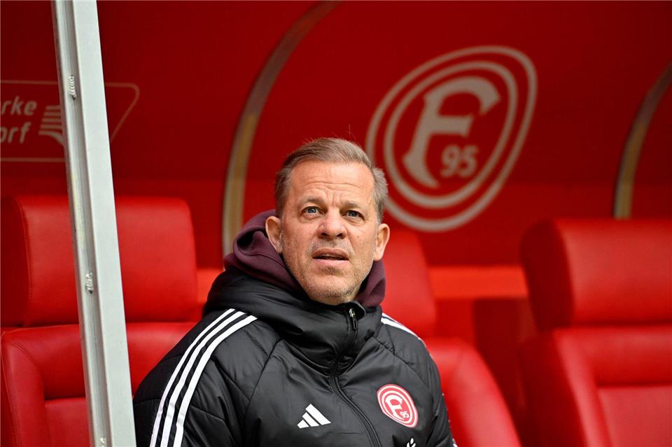 Zukunft ungewiss: Was wird aus Düsseldorfs Trainer Markus Anfang?Anke Waelischmiller/dpa