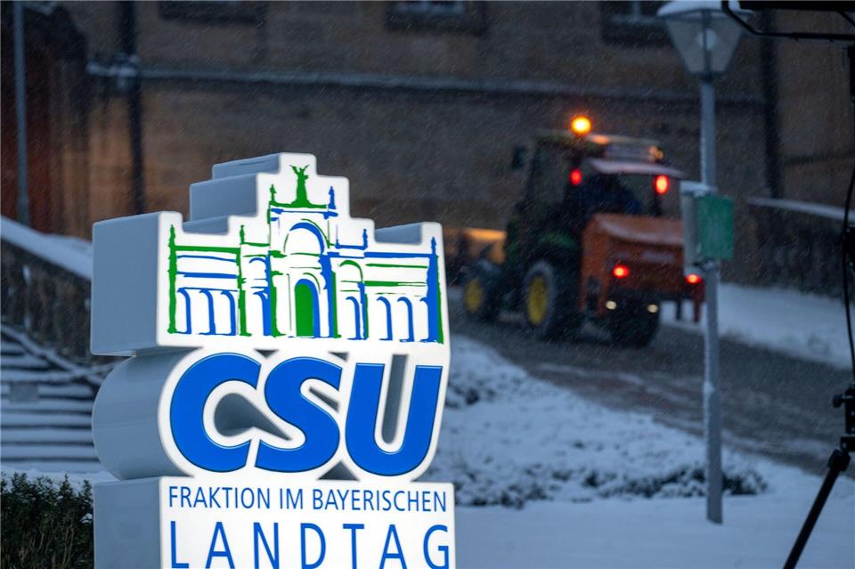 Zum Abschluss der CSU-Klausur stellen sich drei Unions-Fraktionschefs klar gegen die AfD.Pia Bayer/dpa