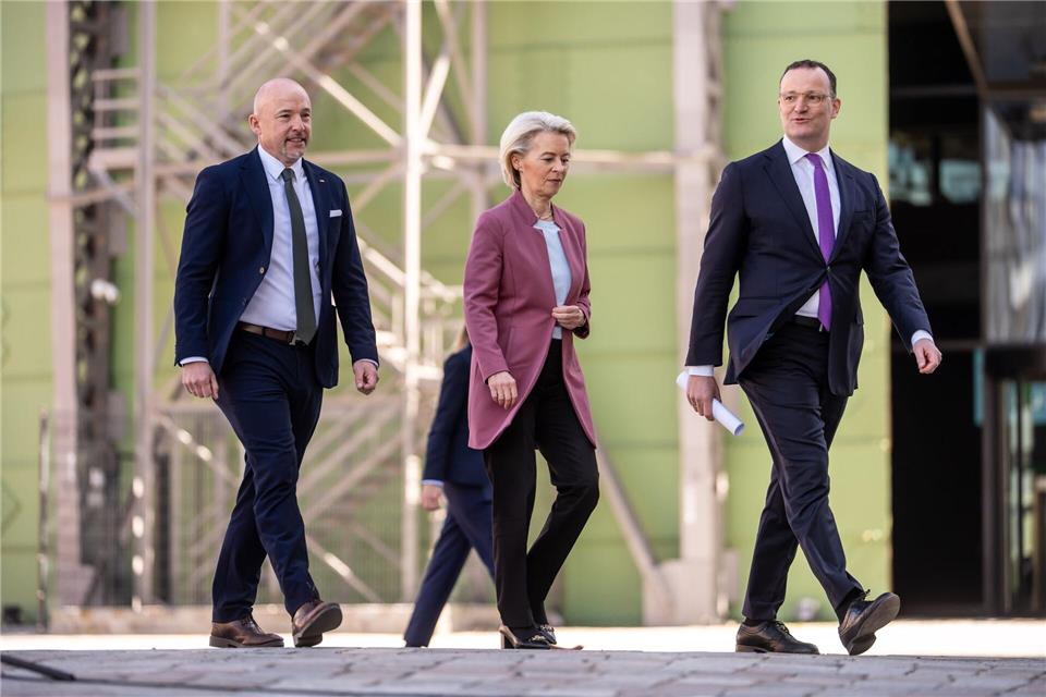 Zum Auftakt der Klausur der Fraktionsführung ist EU-Kommissionspräsidentin Ursula von der Leyen zu Gast.Michael Kappeler/dpa