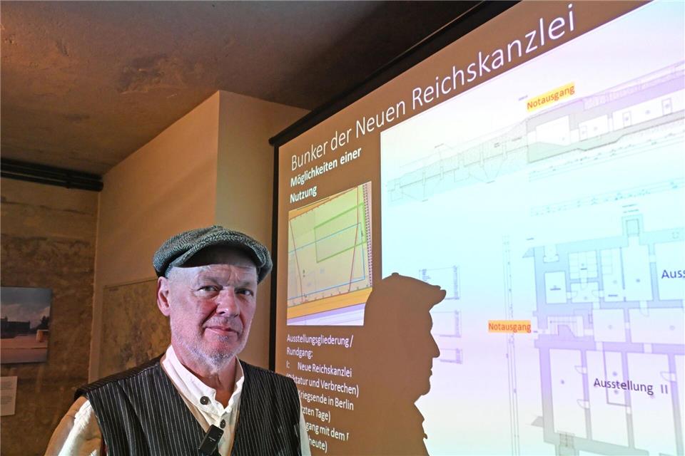 Zum Konzept des Vereins für den ehemaligen Bunker gehört auch eine Ausstellung. Michael Brandt/dpa