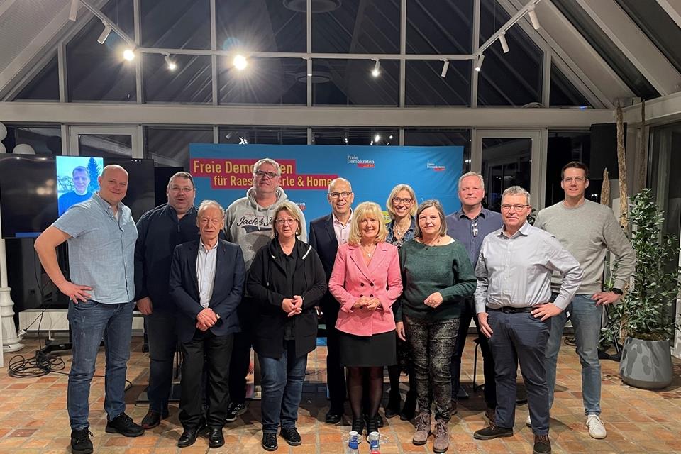 Zum Ortsparteitag haben sich die FDP-Mitglieder im Naturparkhotel Lieb & Wert getroffen.
