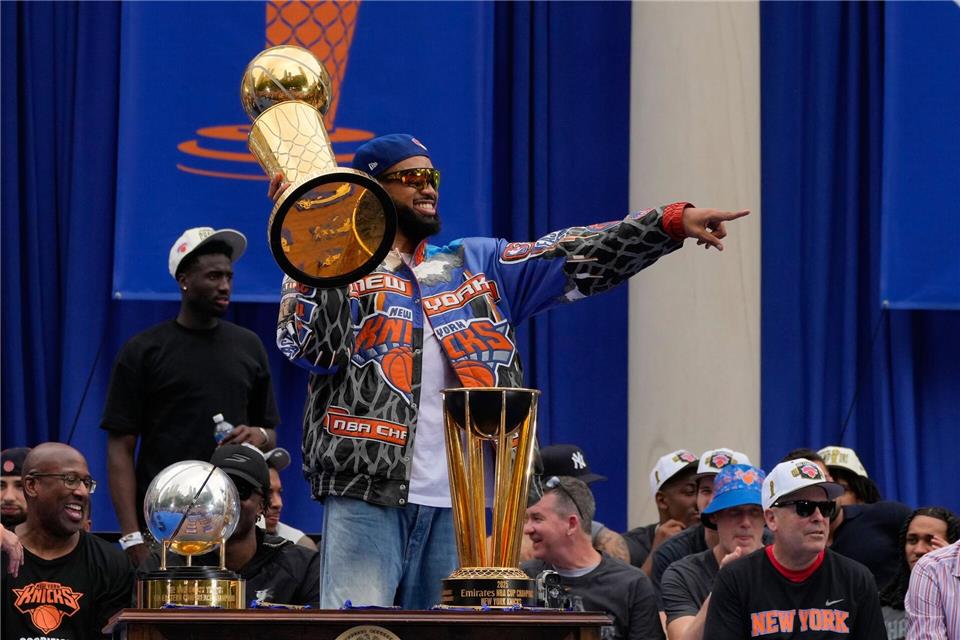 Zum ersten Mal seit mehr als 50 Jahren haben die Knicks einen NBA-Titel gewonnen. Yuki Iwamura/AP/dpa