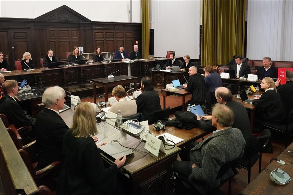 Zum siebten Mal sagt der mutmaßliche Chef der Entführer im Block-Prozess aus. Marcus Brandt/Pool dpa/dpa