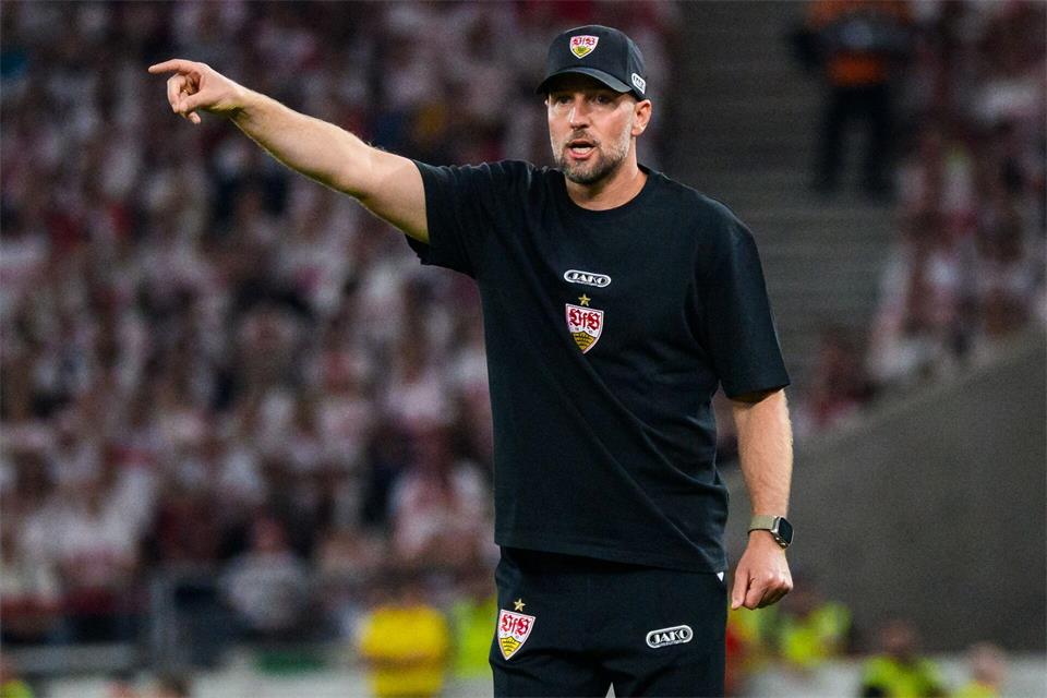 Zum zweiten Mal mit dem VfB in der Königsklasse: Trainer Sebastian Hoeneß. (Archivbild)Tom Weller/dpa