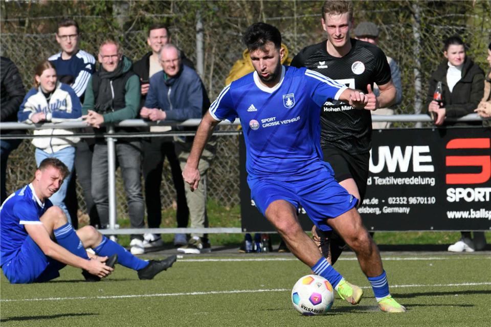 Zurück aus dem Urlaub und in der Ramsdorfer Offensive gesetzt: der Niederländer Koray Arslan.