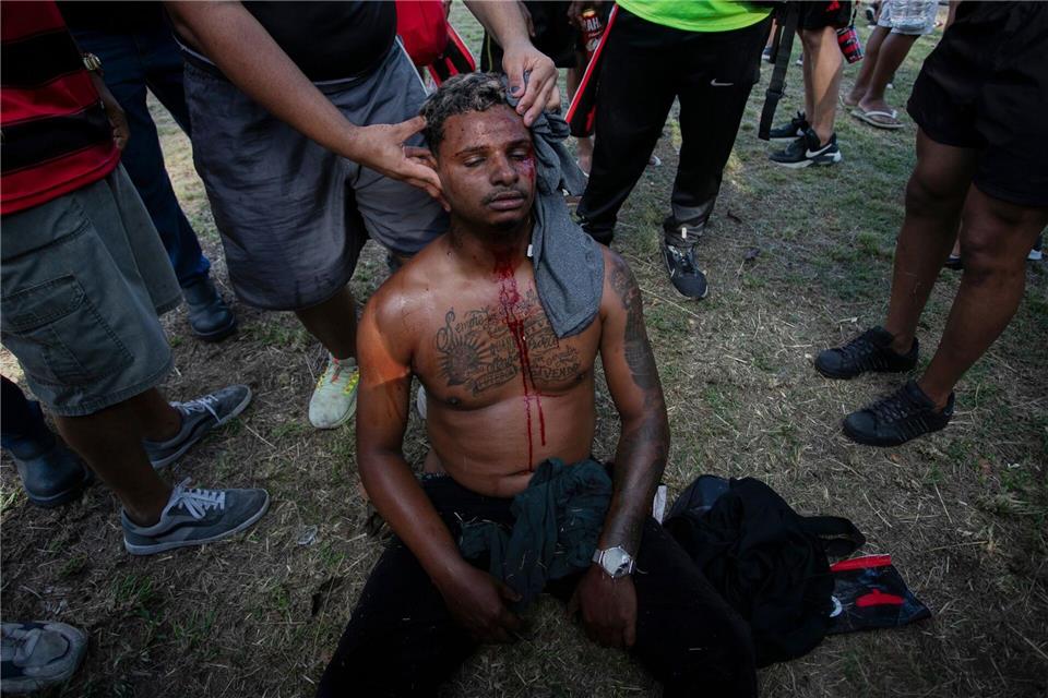 Zusammenstöße vor dem Finale der Copa LibertadoresBruna Prado/AP/dpa
