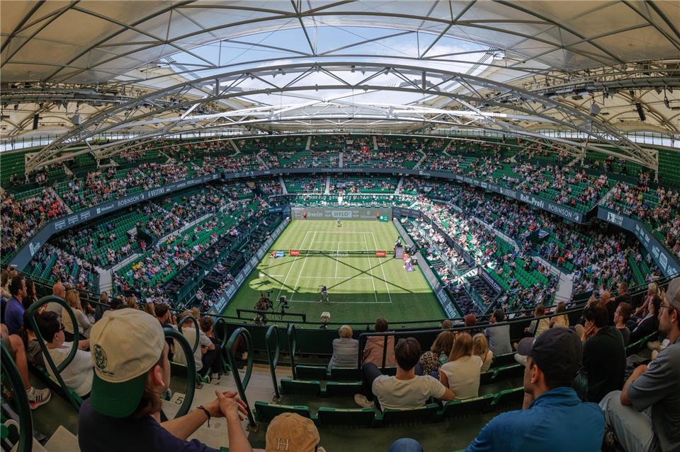 Zverev konnte das ATP-Turnier in Halle in seiner Karriere bisher nicht gewinnen.Friso Gentsch/dpa