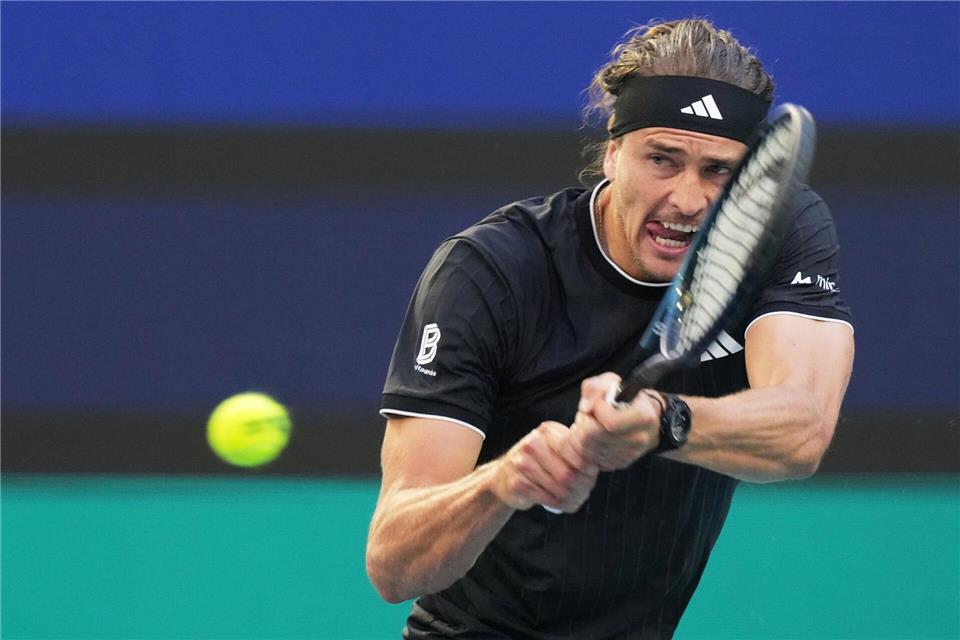 Zverev war im Viertelfinale in Bestform und machte den Einzug ins Halbfinale perfekt.Marta Lavandier/AP/dpa