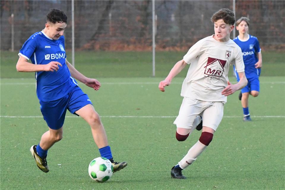 Zweikampfstark wollen sich die Gemener U15-Junioren (hier mit Yunus Yamur, links) auch am kommenden Samstag bei ihrem Gastspiel in Cappel präsentieren