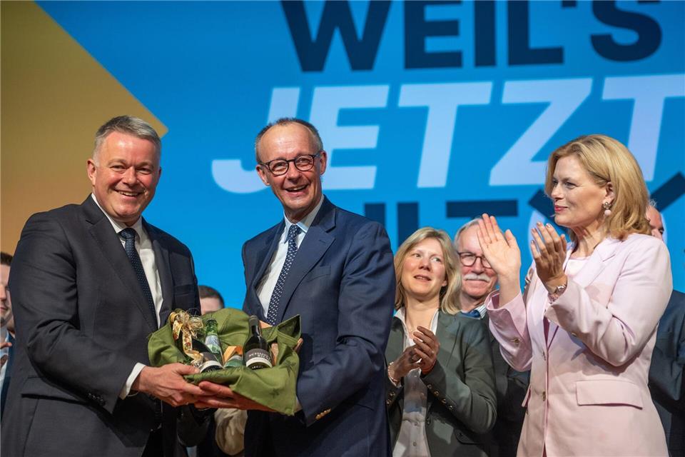 Zweites Geschenk: Wein. Harald Tittel/dpa