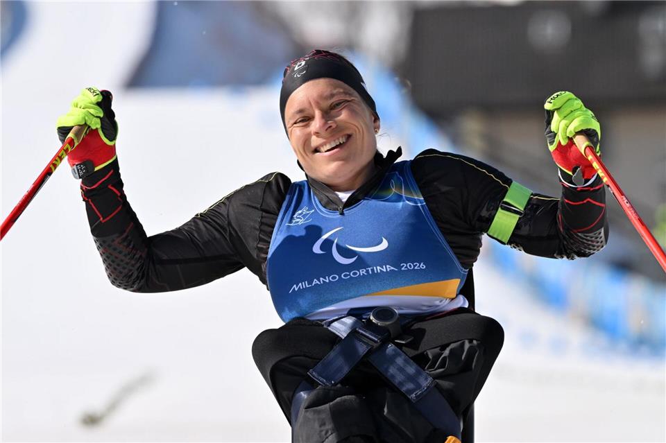 Zweites Rennen, zweite Medaille für Anja Wicker. Martin Schutt/dpa