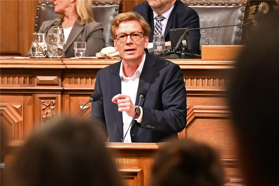 der SPD-Fraktionschef nennt die AfD „Rattenfänger der Nation“,Niklas Graeber/dpa